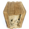 Livre sculpté tête de mort (dessus)
