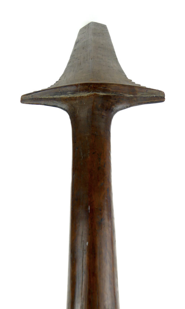 Grande massue de guerre Kinikini fidjienne (détail)