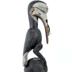 Cimier iatmul Calao anthropomorphe (profil)