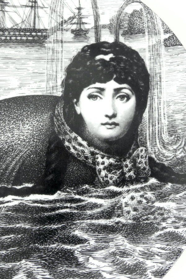 Assiette Tema E Variazioni n 195 (détail)