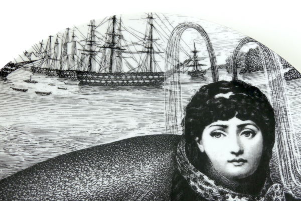 Assiette Tema E Variazioni n 195 (détail)