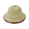 Casque colonial français salacot léger sable (derrière)