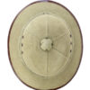 Casque colonial français salacot léger sable (dessus)