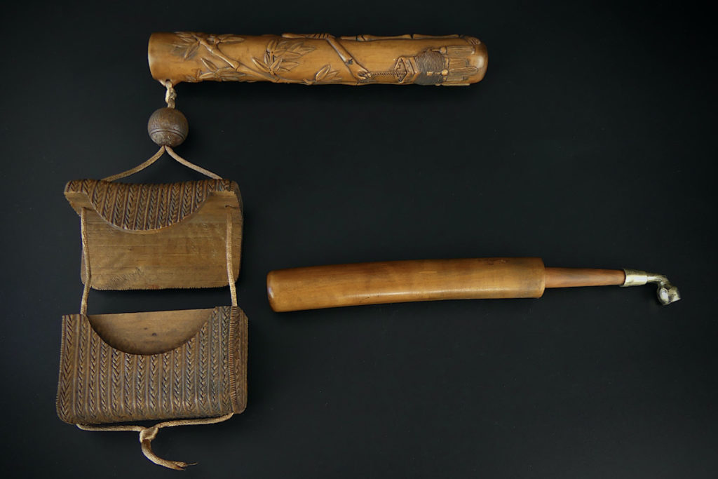 Nécessaire à fumer, ANONYME JAPONAIS 19ème siècle - Portail officiel des Musées de Reims