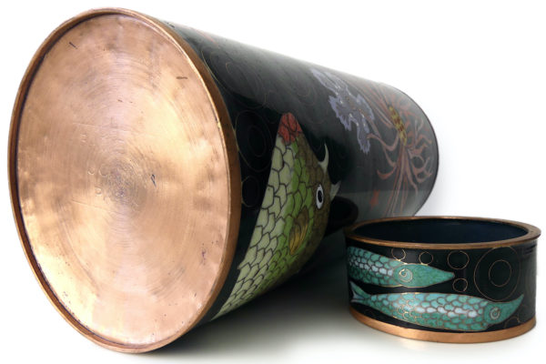 Pot à thé Koh Samui en cloisonné Fabienne Jouvin (dessous)