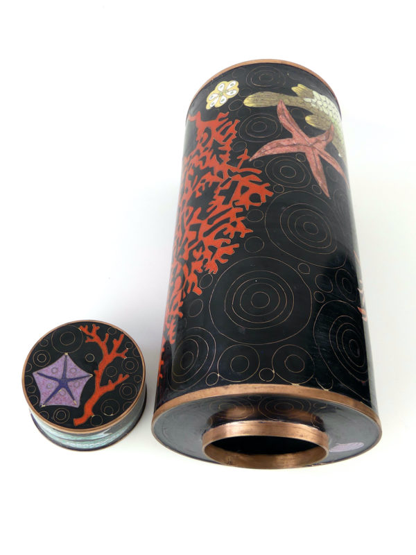 Pot à thé Koh Samui en cloisonné Fabienne Jouvin (ouvert)