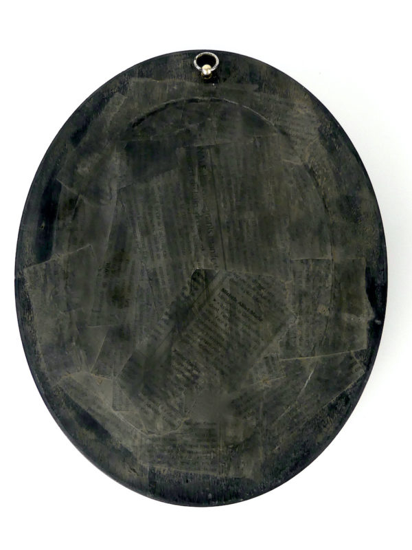 Squelette de grenouille sous verre bombé (dos)