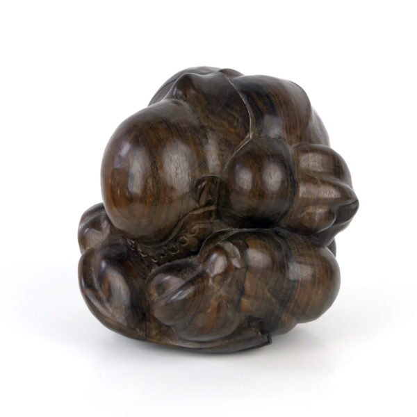 Statue Bouddha pleureur Orang Malu en ébène (3/4)