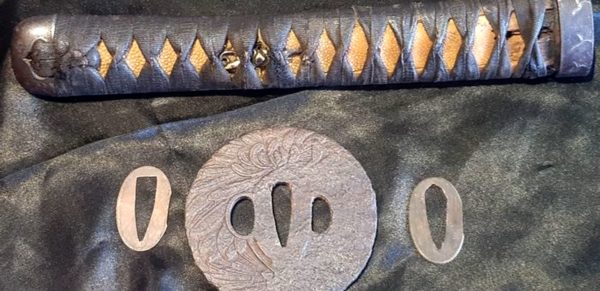 Grand katana ondachi sabre japonais Edo (démonté)