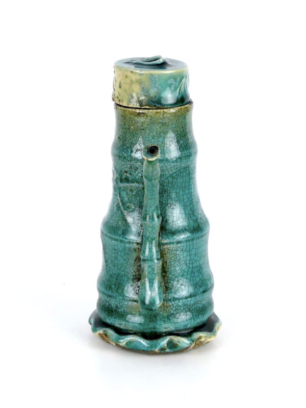 Petite théière bambou émaillée (face)