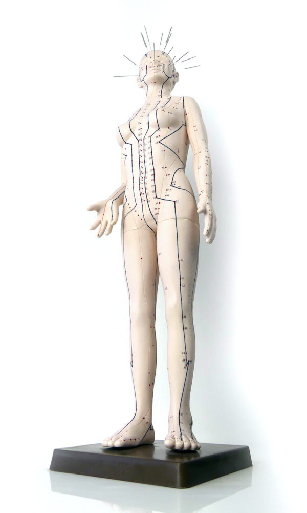 Grand mannequin d’acupuncture femme en PVC 70 (3/4)