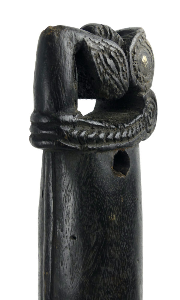 Kotiate rakau ancien grande massue Maori (détail)