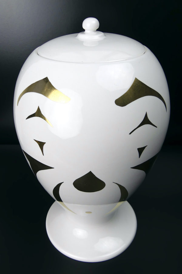 Vase clown Fornasetti double décors par Bitossi Ceramiche (dos)