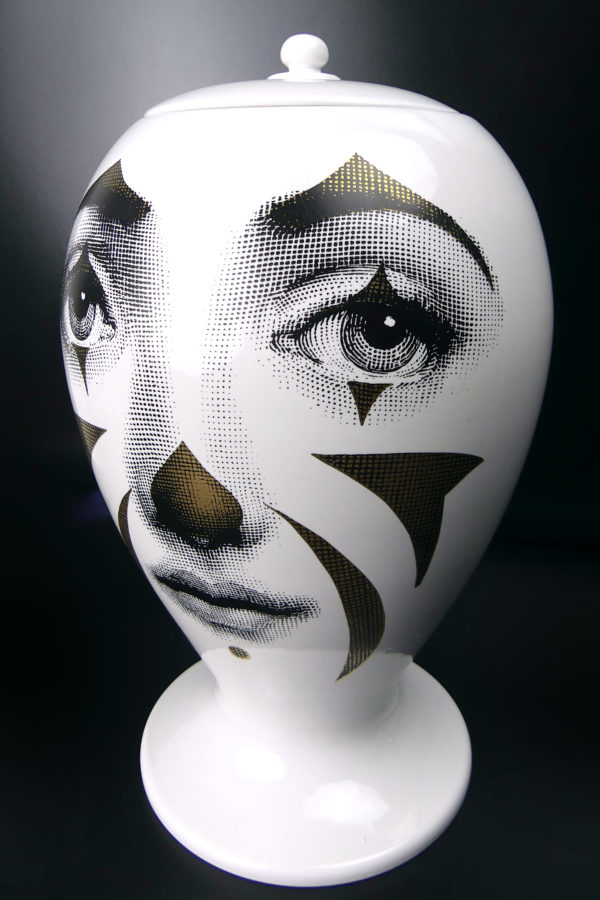 Vase clown Fornasetti double décors par Bitossi Ceramiche (3/4)