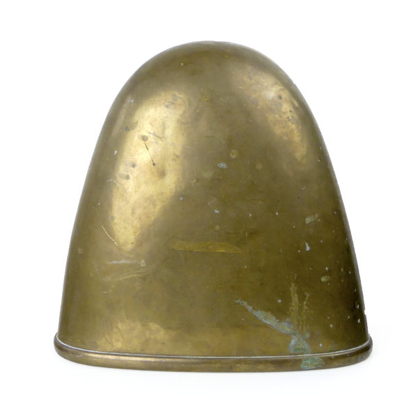 Manche à air de bateau ovoïde en cuivre (dos)