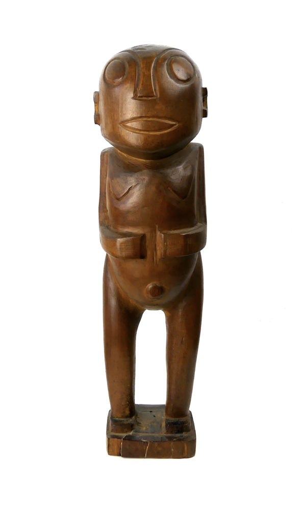 Figure féminine tiki mi-XXe (face)