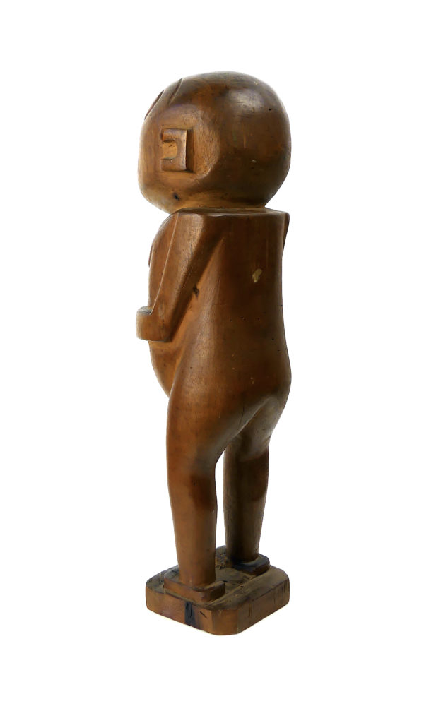 Figure féminine tiki mi-XXe (3/4 dos)