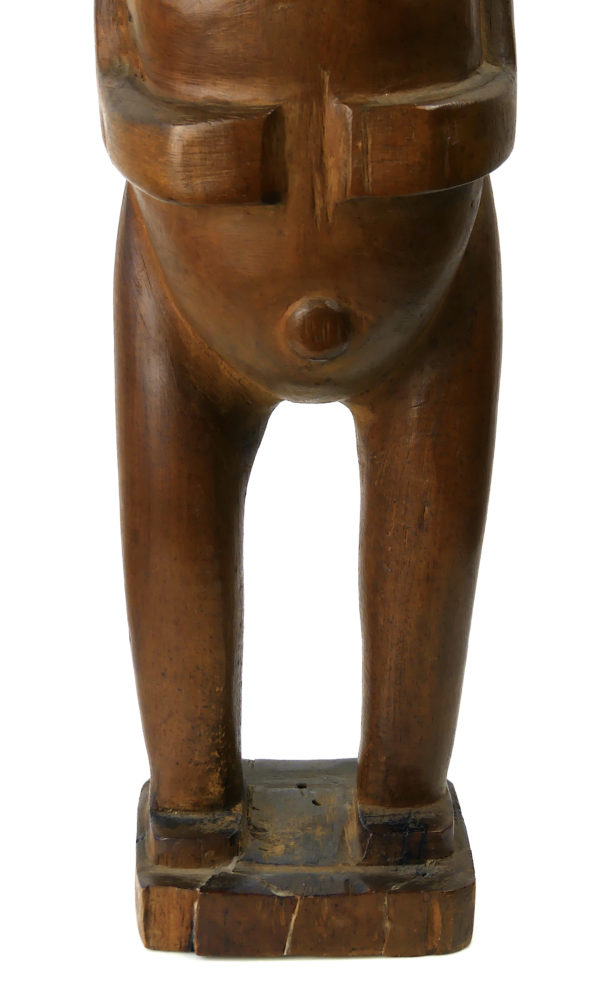 Figure féminine tiki mi-XXe (détail)