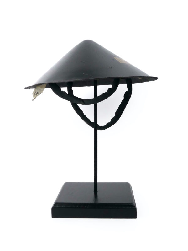 Toppai Jingasa casque meiji laqué noir (profil)