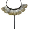 Collier Pangalapang Ifugao Philippines en nacre et rotin (face)