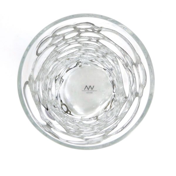 Vase SOAP design en verre soufflé bouche Vanessa Mitrani (dessus)