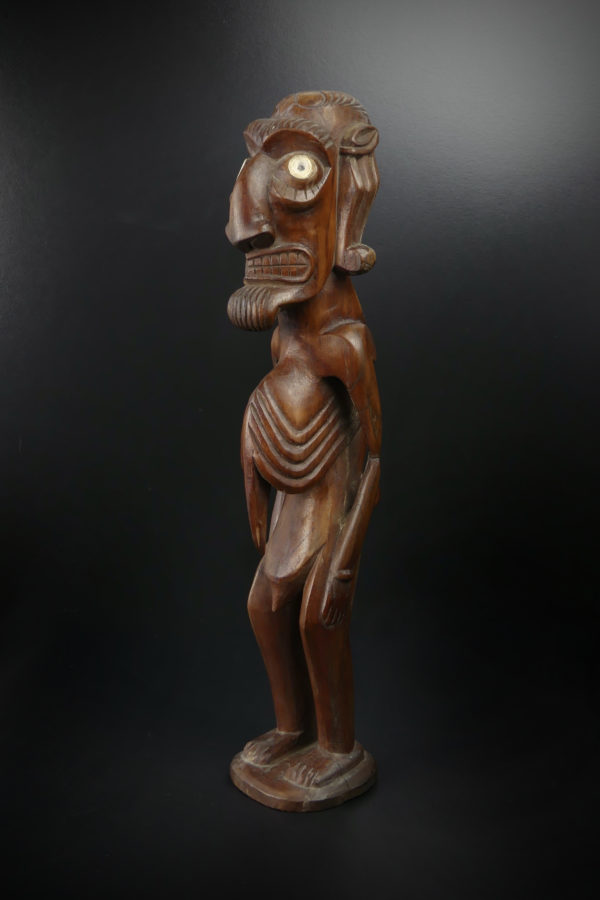 Moaï Kavakava ancien Rapa Nui (3/4)