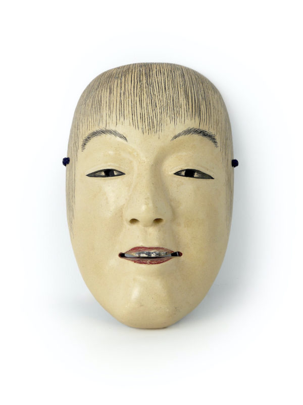 Masque Nô Doji jeune garçon Japon Taishō (face)