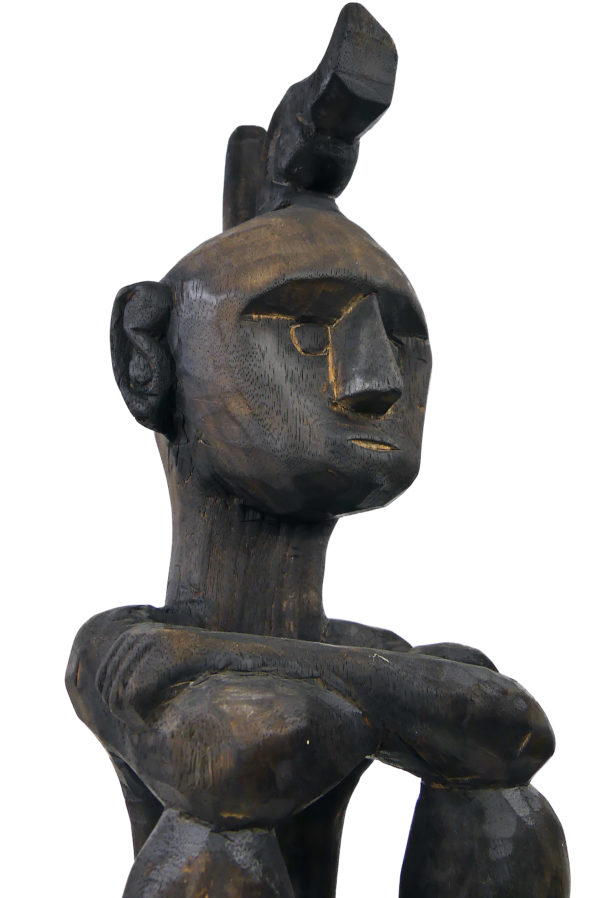 Yene statue d’ancêtre Leti en bois de fer (détail)