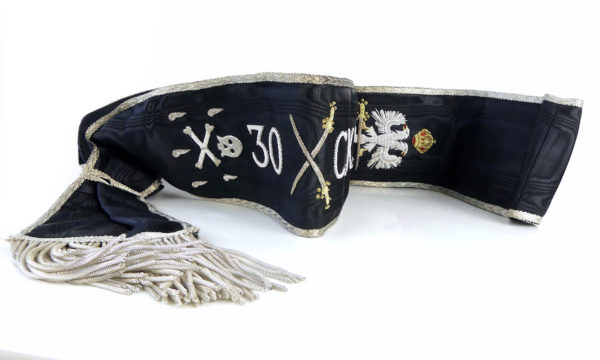 Cordon maçonnique ancien de chevalier Kadosch