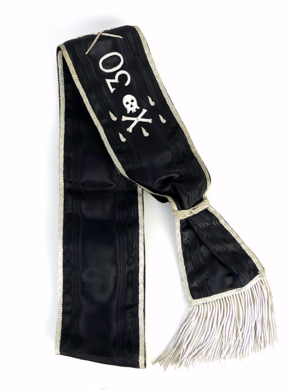 Cordon maçonnique ancien de chevalier Kadosch