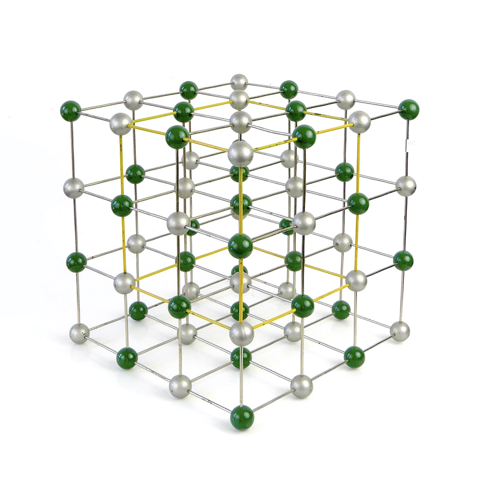 Structure cristalline de chlorure de sodium Tchécoslovaquie 1950