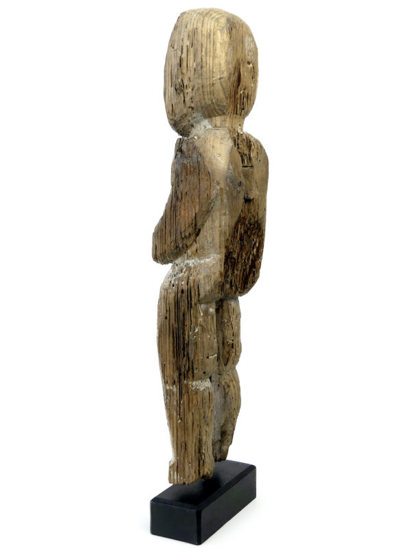 Statue protectrice Putali népalaise ancienne (3/4 dos)