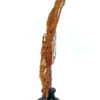 Grande gorgone rouge Gorgonian sur pied en marbre (profil)