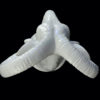 Tête de Bouc en porcelaine blanche (dessus)