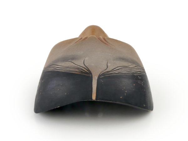 Masque Hashihime jeune fille du pont yokai théâtre nô (dessus)