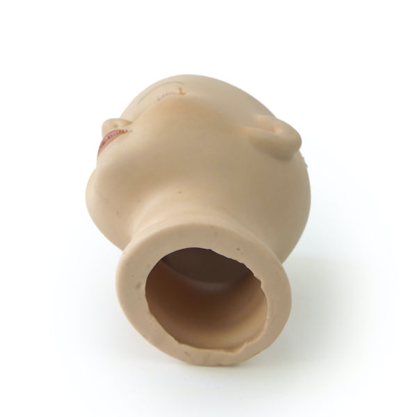 3 têtes de poupée en porcelaine biscuit mi-XXe (tête 3)