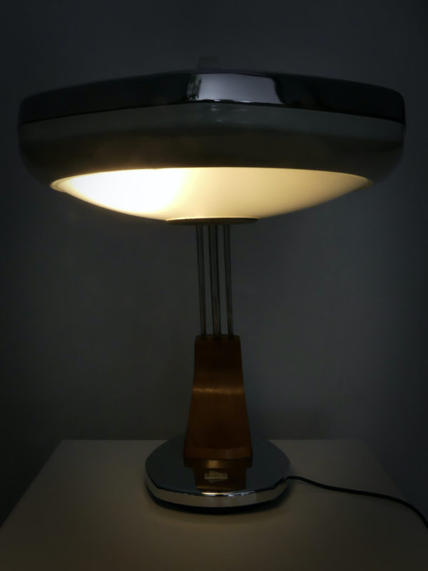 Lampe Falux Fase 70s Design espagnol (allumée face)