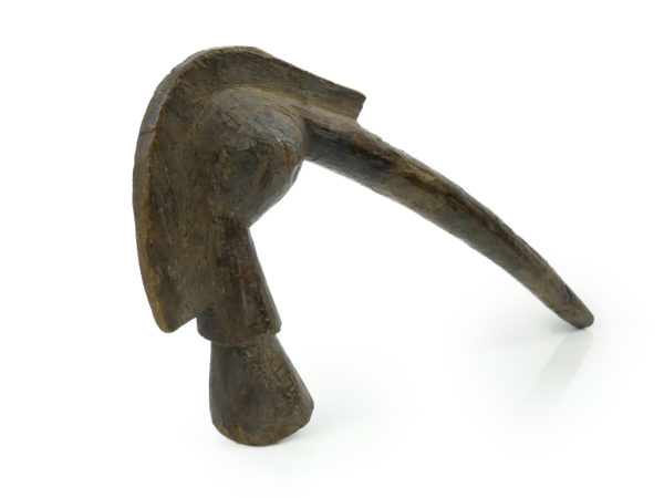 Assommoir à cochons en bois brut des Vanuatu - Fin XIXe (3/4)