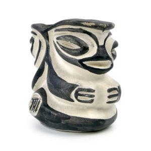 Pot en céramique TAI Tiki Janus vintage (3/4)