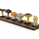 6 champignons série 3 numérotés Mi-XXe Espagne (3/4)