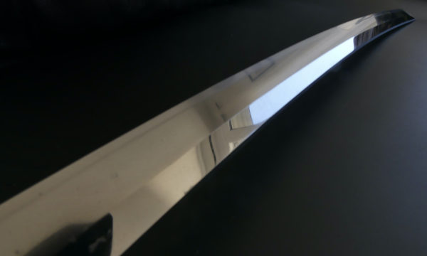 Wakizashi long de samouraï en acier Tamahagane Période Edo (lame)