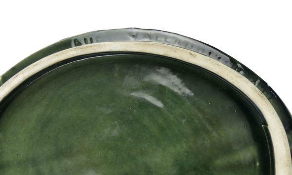 Plateau à fromage Bambi signé Luc Vallauris années 50/60 (dessous détail)