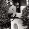 Hinomaru yosegaki drapeau japonais en soie Guerre du Pacifique (soldat)