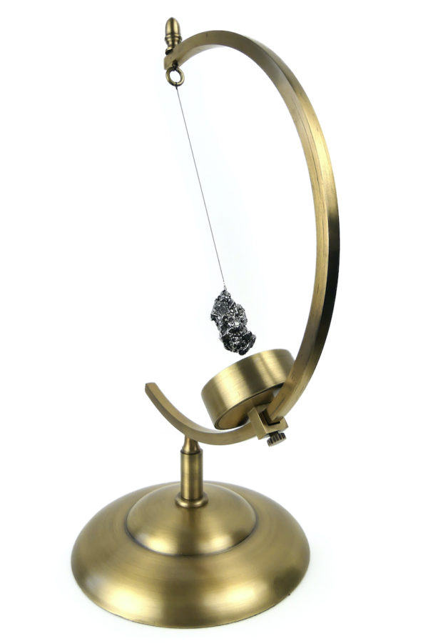 Météorite de Campo Del Cielo Sidérite en lévitation (3/4 dos)