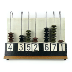 Boulier d’école vintage polonais des années 60 (face)