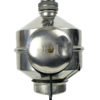 Masque d’Ombredanne appareil à éther et ballon sur socle (détail dos)