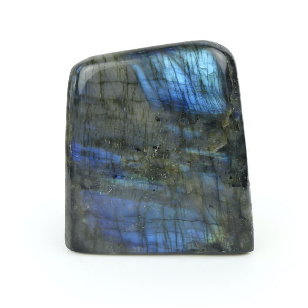 Ensemble de 4 pierres de collection labradorites lapis-lazuli malachite (labradorite face)