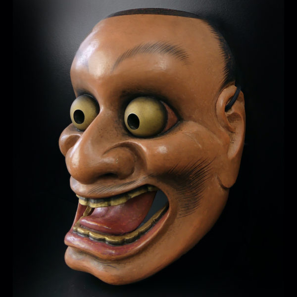 Masque Sarutobide singe-démon du théâtre nô dans Menbako (3/4)