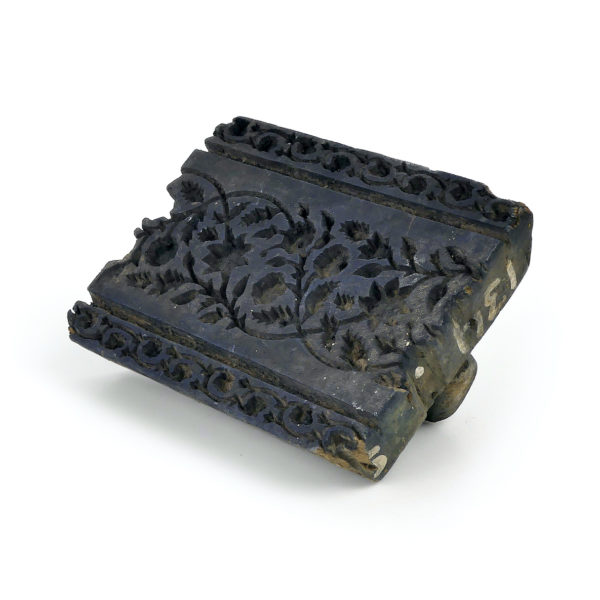 Tampon block print ancien en bois (3/4)