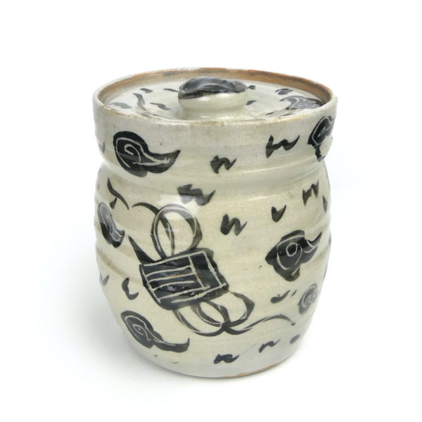 Boîte à thé chabako ancienne cérémonie du thé Japon (pot)